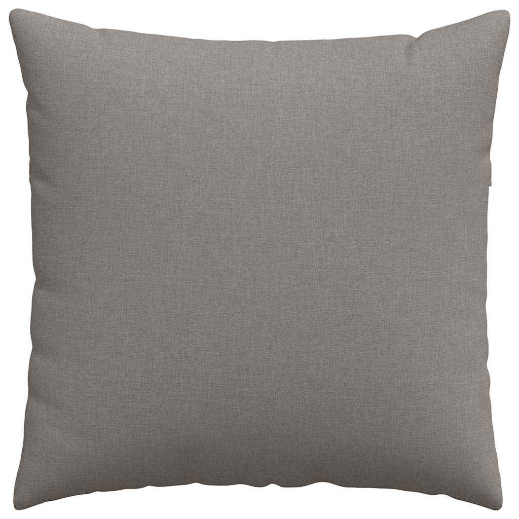Sofa Pillows 2 pcs Taupe 60 x 60 cm Fabric